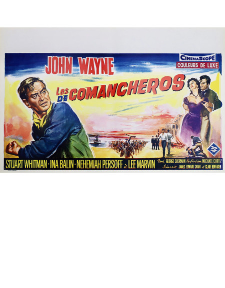 Les comancheros - 55x35 cm - roulée