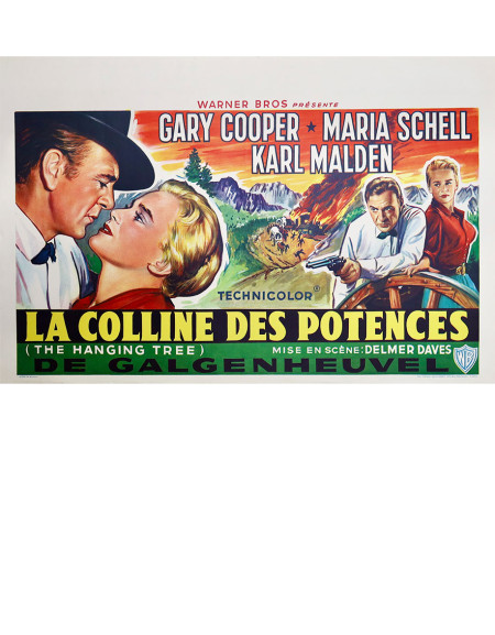 La Colline des Potences — affiche originale belge 55×35...