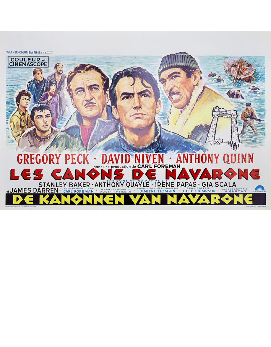 Les Canons de Navarone — affiche originale...