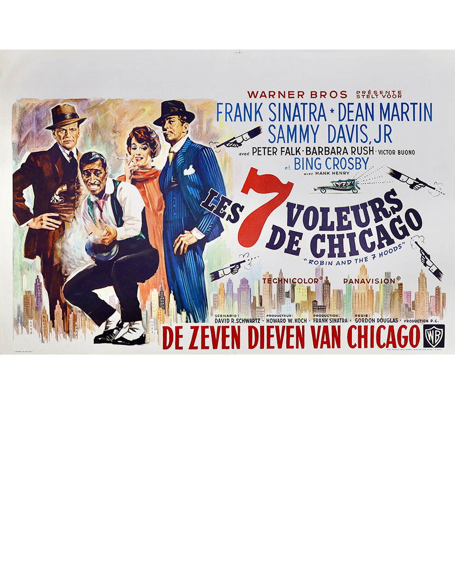 Les 7 voleurs de Chicago - 55x35 cm - roulée