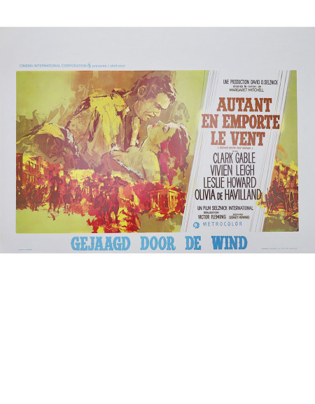Autant en emporte le vent - 55x35 cm - roulée
