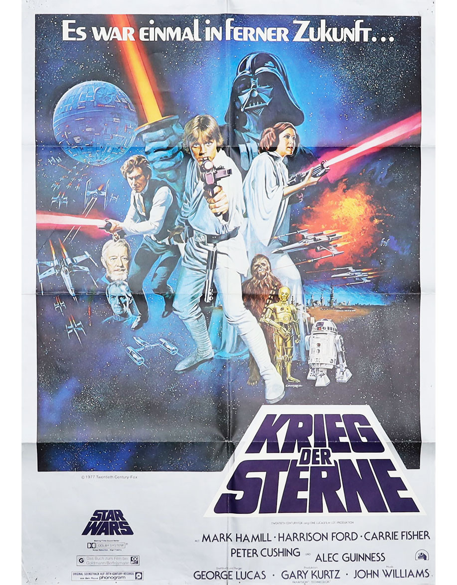 La guerre des étoiles - 60x84 cm - pliée