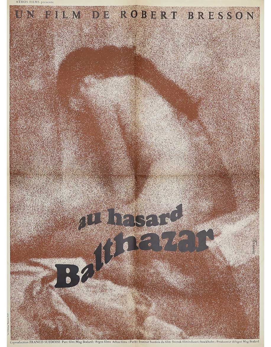Au hasard Balthazar — affiche originale...