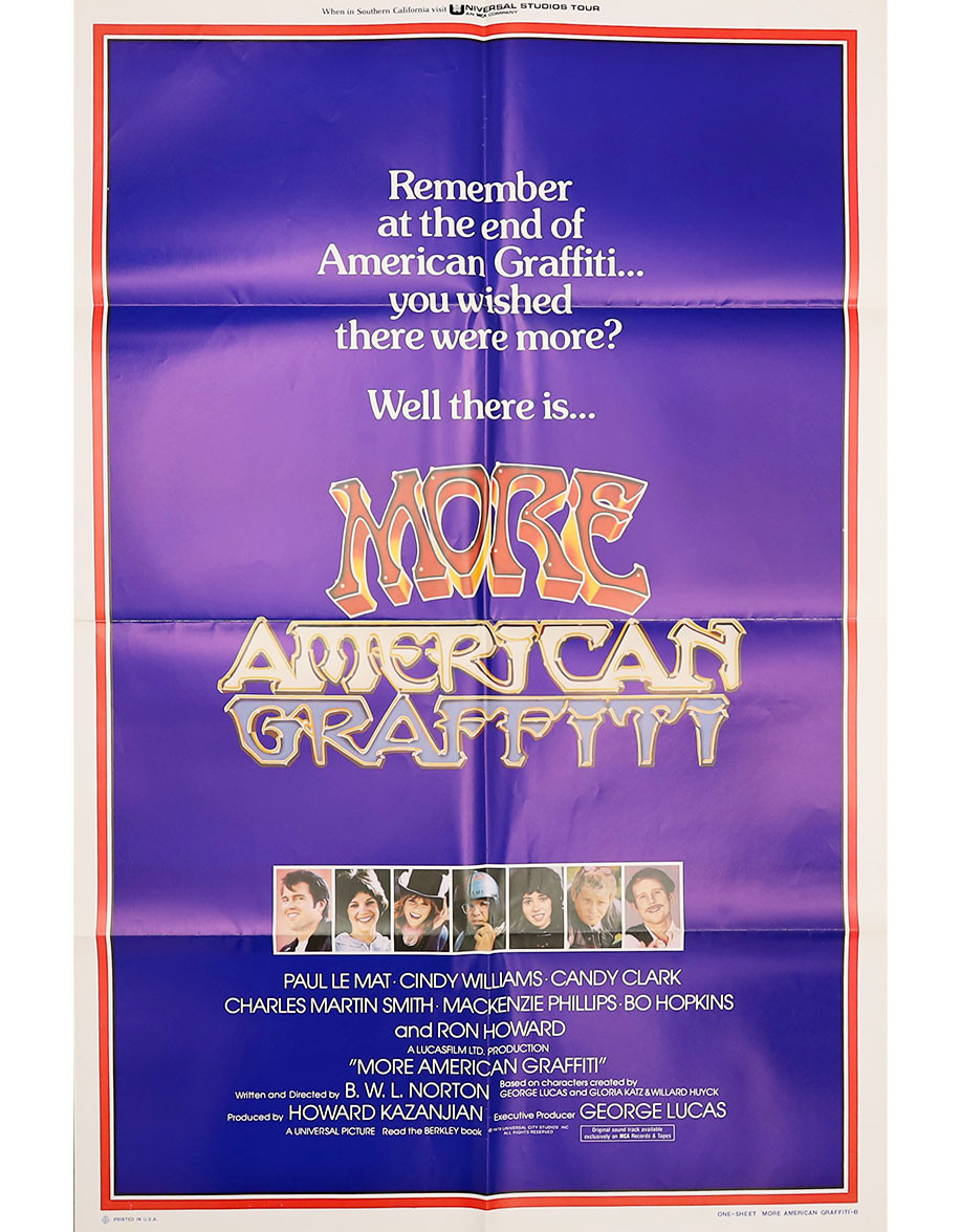 American graffiti, la suite - 69x104 cm - pliée