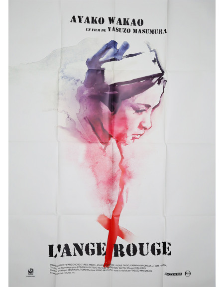 L'ange rouge - 120x160 cm - pliée