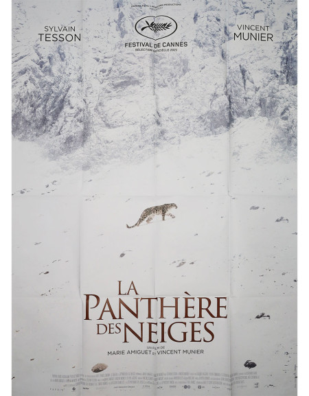 La panthère des neiges - 120x160 cm - pliée