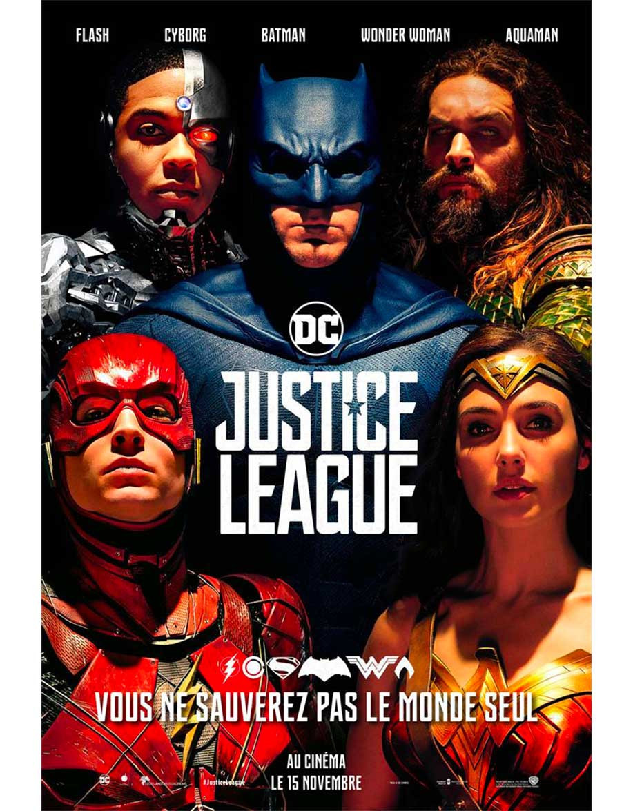 The justice league - 120x160 cm - pliée