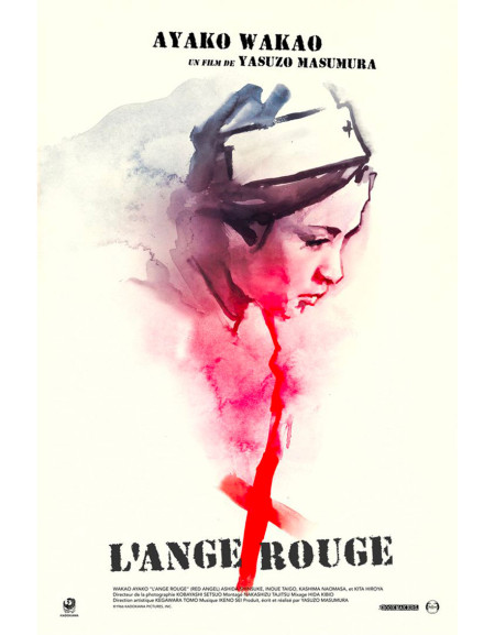 L'ange rouge - 40x53 cm - pliée