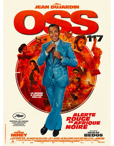 OSS 117 : Alerte rouge en Afrique noire - 120x160 cm - pliée