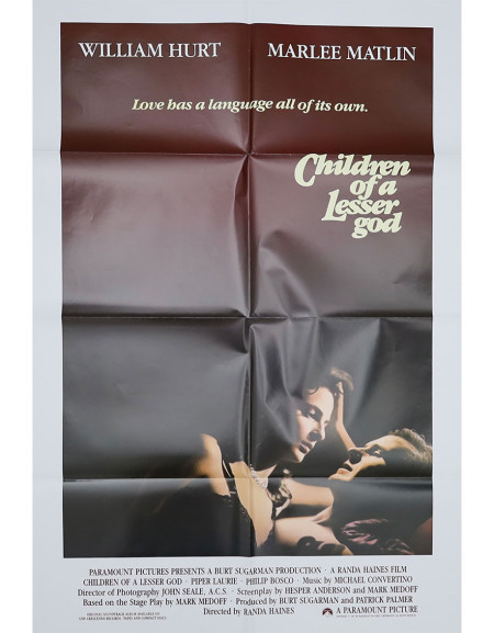 Les enfants du silence - 69x104 cm - pliée