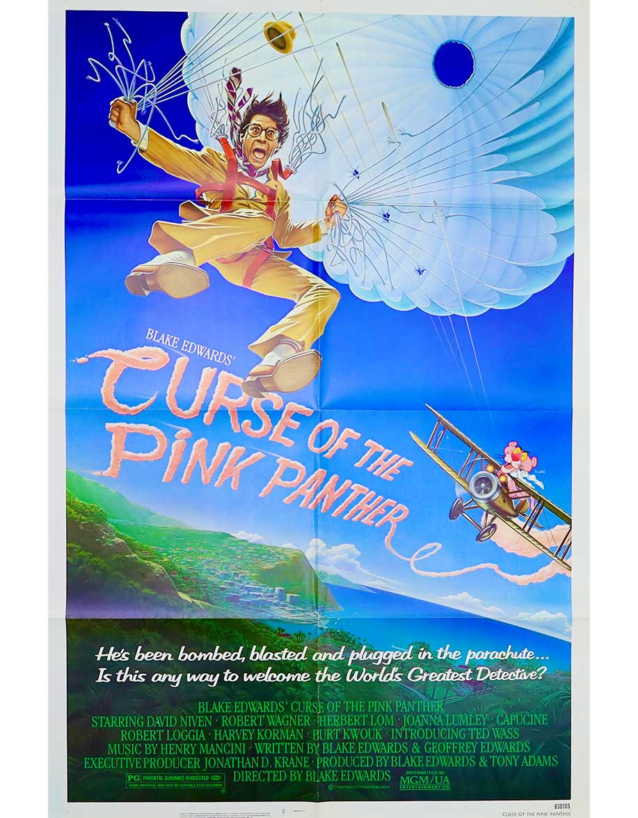 L'héritier de la panthère rose - 69x104 cm - pliée