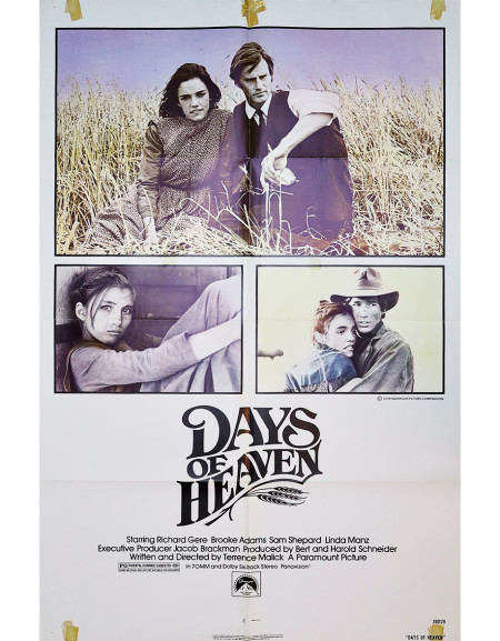 Les moissons du ciel - 69x104 cm - pliée