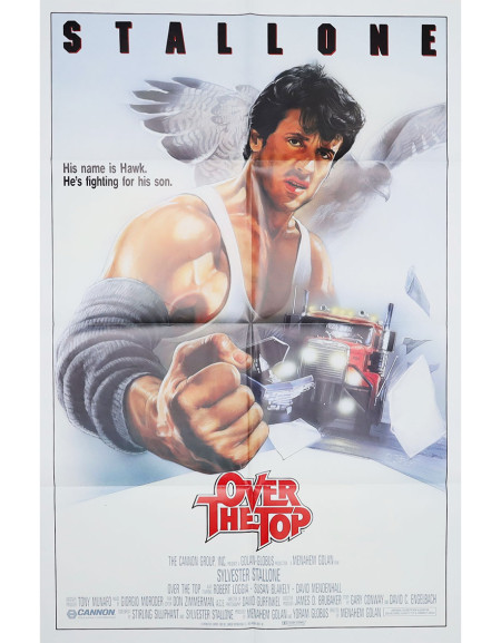 Over the top : la bras de fer - 69x104 cm - pliée