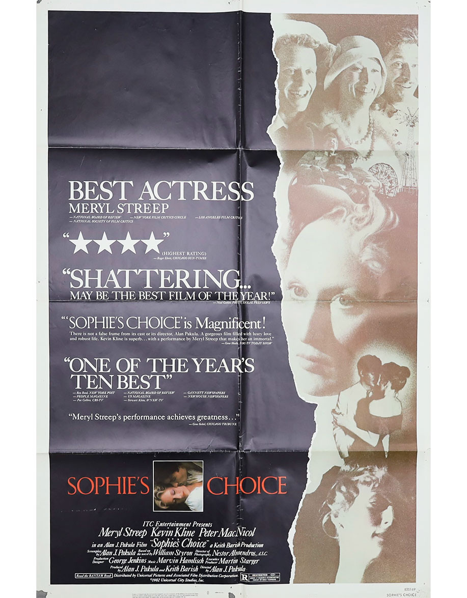 Le choix de Sophie - 69x104 cm - pliée