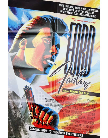 Les aventures de Ford Fairlane - 69x104 cm - pliée