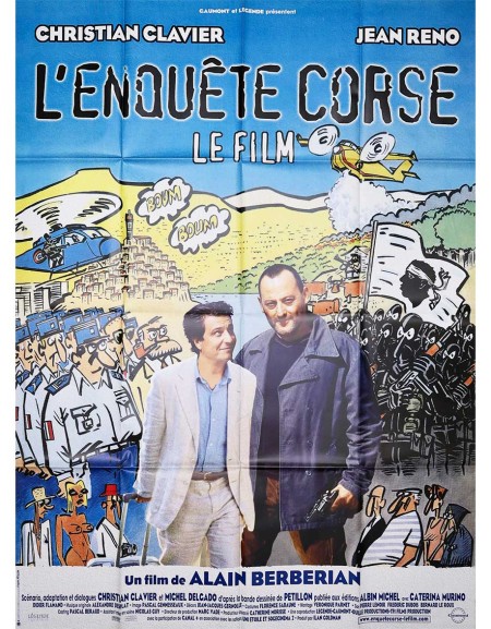 L'Enquête Corse - 120x160 cm - pliée