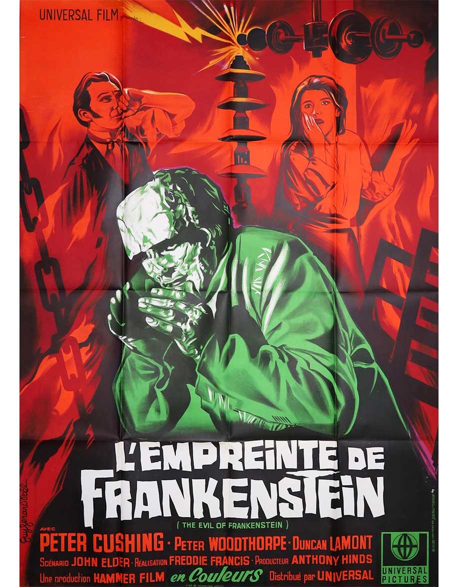 L'Empreinte de Frankenstein — affiche originale...