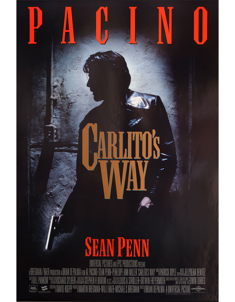 L'Impasse (Carlito's Way) — affiche originale...