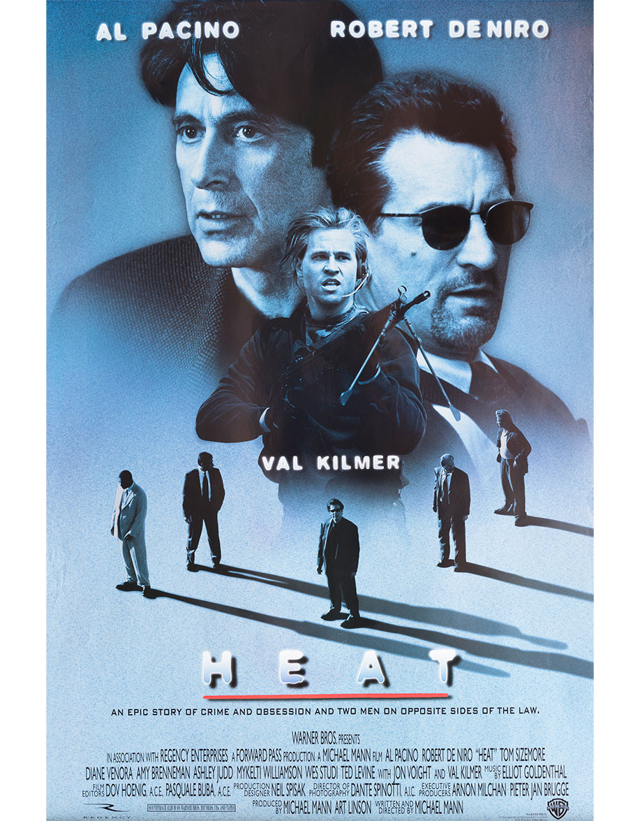 Heat — affiche originale américaine one sheet...