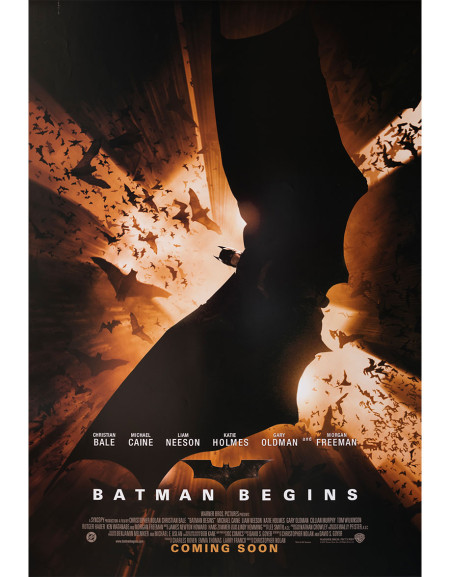 Batman Begins — affiche originale américaine 69×104 cm...