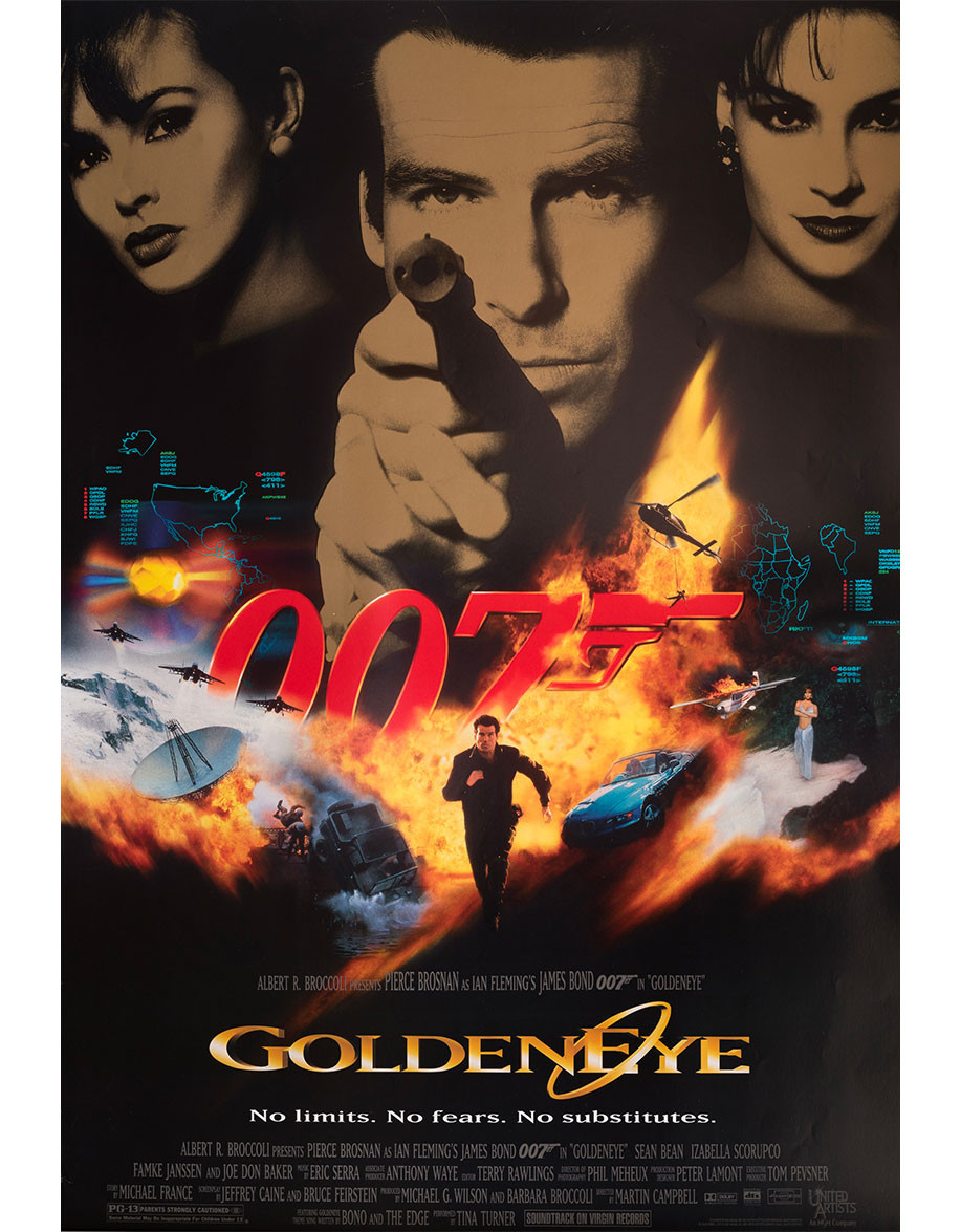 GoldenEye — affiche originale américaine 69×104...