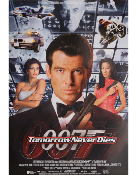 Demain ne meurt jamais — affiche originale américaine one...