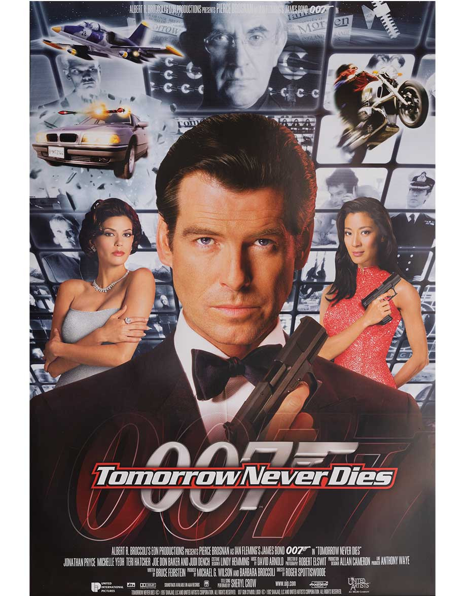 Demain ne meurt jamais — affiche originale...