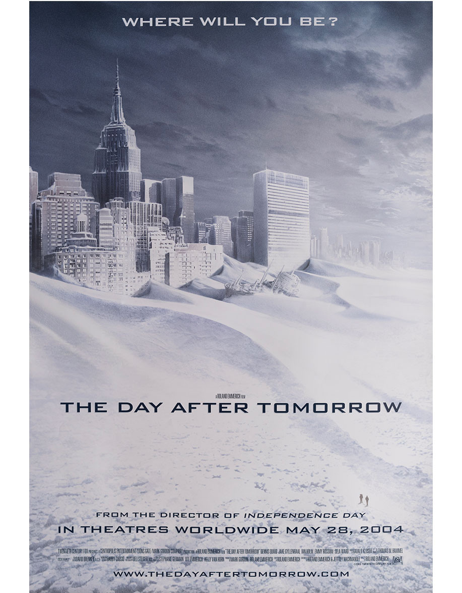 Le Jour d'après — affiche originale américaine...