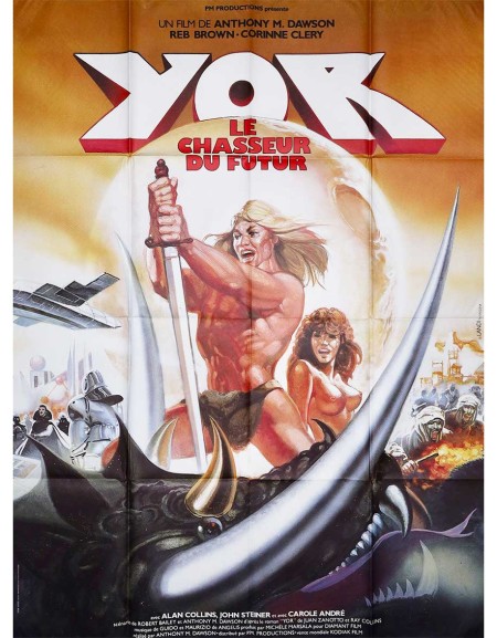 Yor, le chasseur du futur - 120x160 cm - pliée