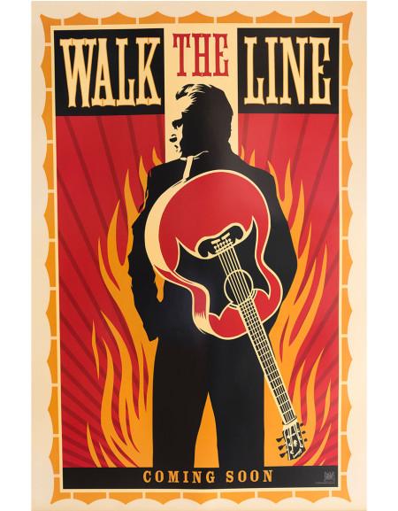 Walk the Line - 69x104 cm - roulée