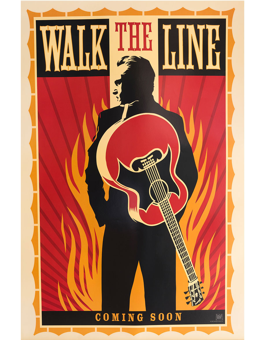 Walk the Line - 69x104 cm - roulée