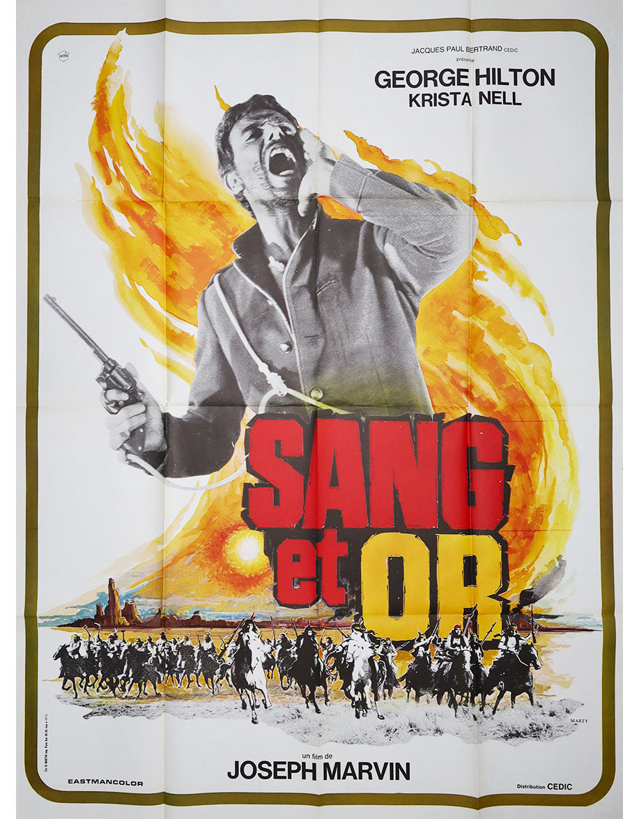 Sang et or - 120x160 cm - pliée