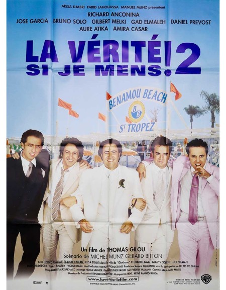 La Vérité si je mens ! 2 - 120x160 cm - pliée