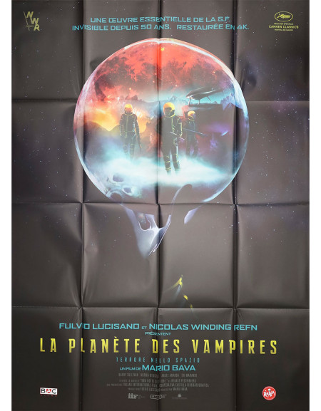 La planète des vampires - 120x160 cm - pliée