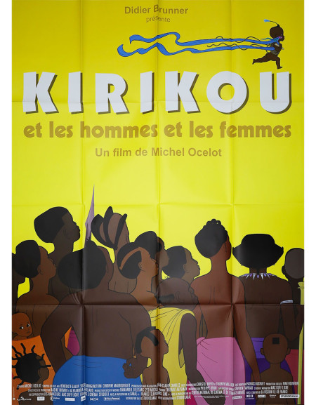 Kirikou et les hommes et les femmes — affiche originale...