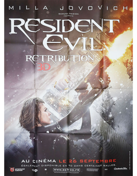 Résident evil : Retribution - 120x160 cm - pliée