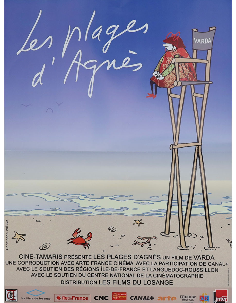 Les plages d'Agnès - 40x53 cm - pliée