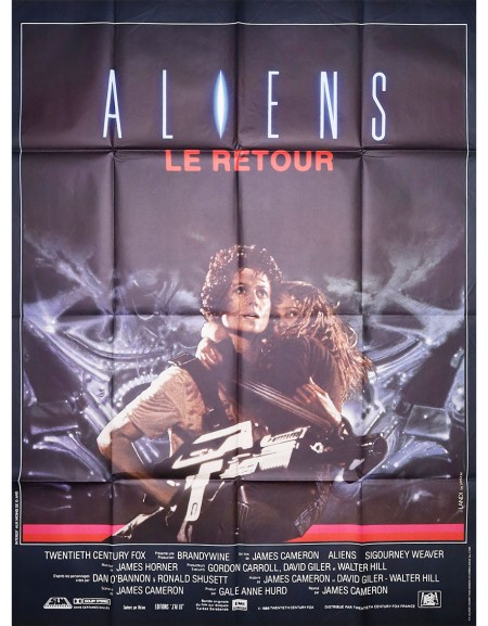 Aliens le retour - 120x160 cm - pliée