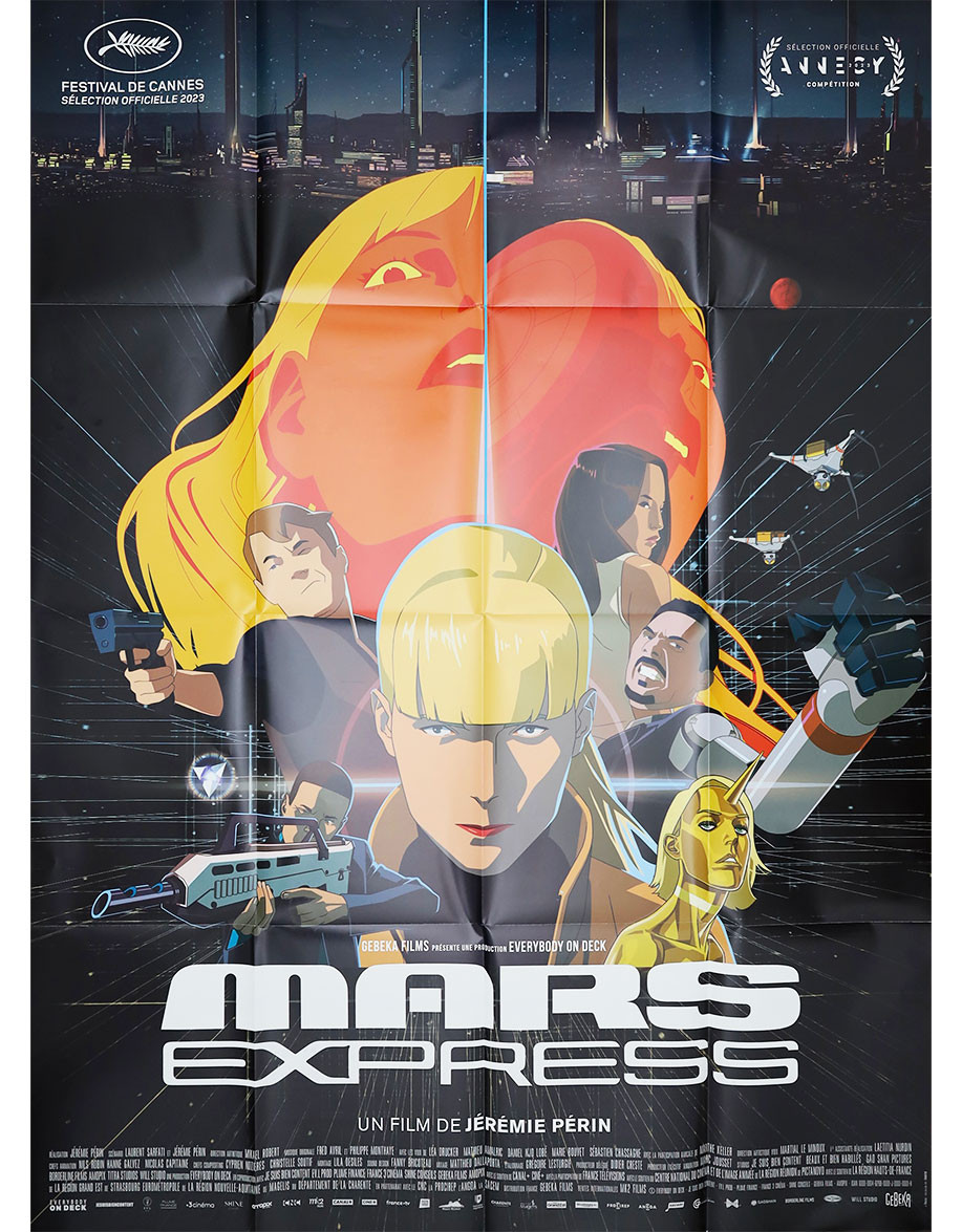 Mars Express - 120x160 cm - pliée