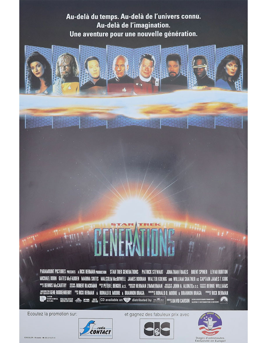 Star Trek : Generations - 35x55 cm - roulée