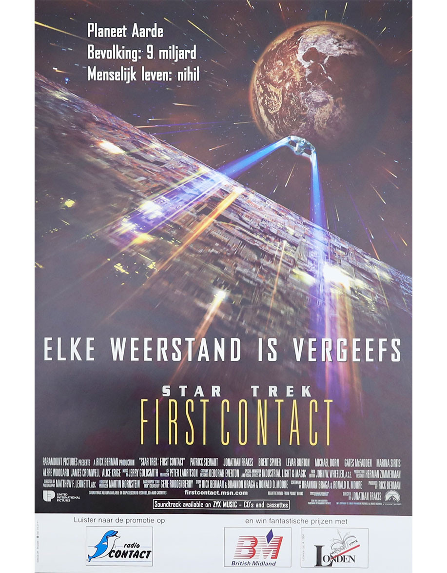 Star Trek : Premiers contact - 35x55 cm - roulée