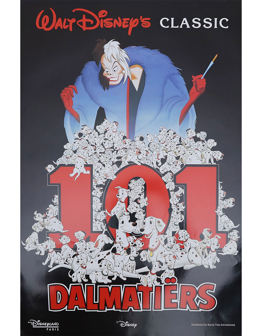 Les 101 Dalmatiens - 40x60 cm - roulée