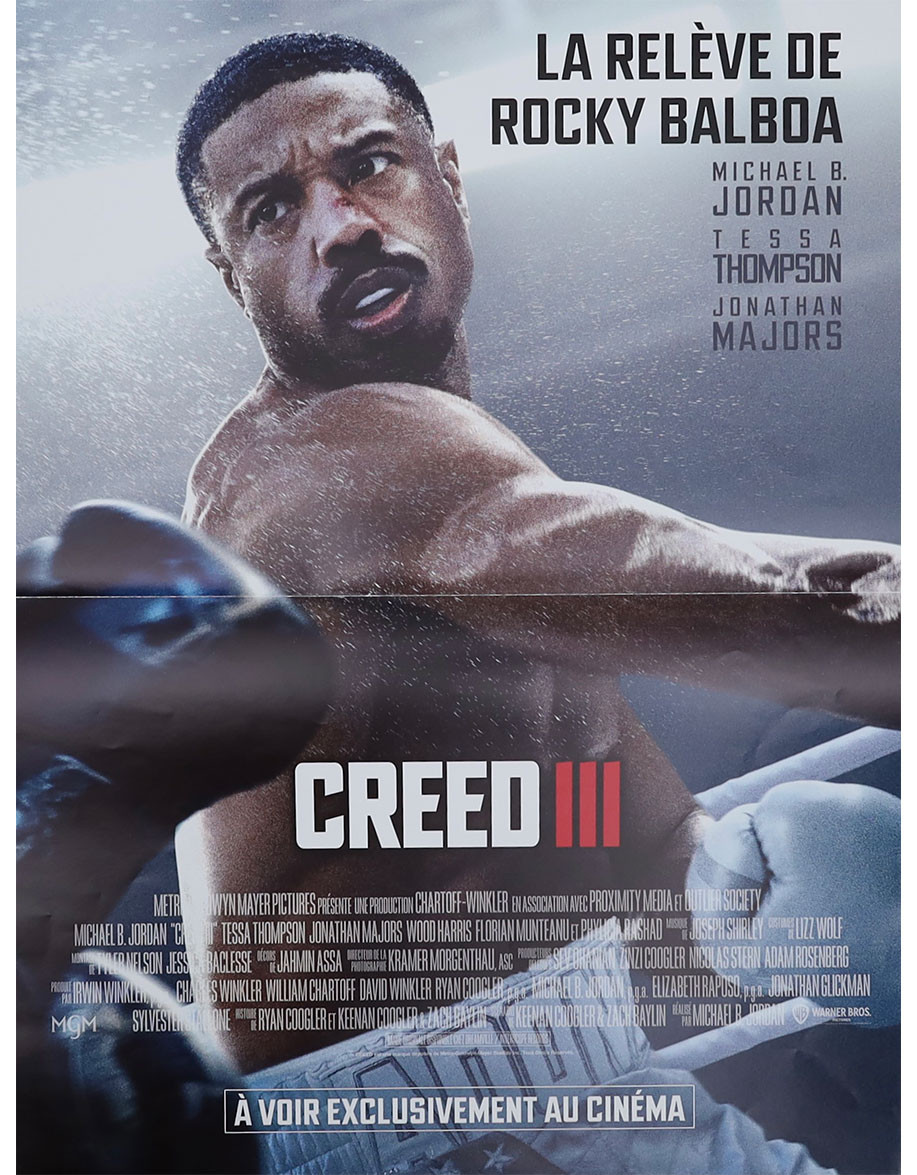 Creed 3 - 40x53 cm - pliée