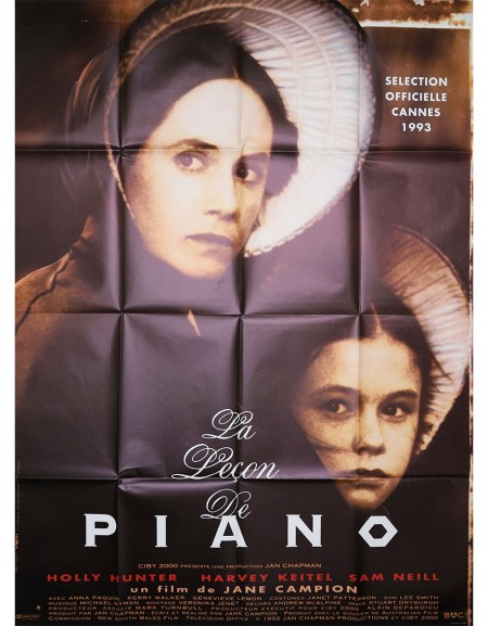 La leçon de piano - 120x160 cm - pliée