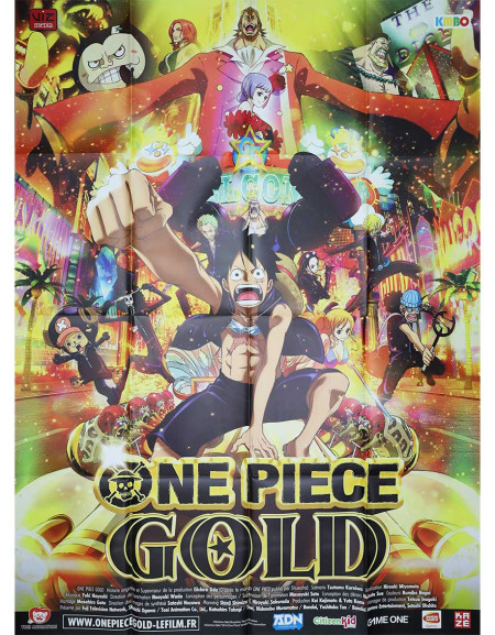 One Piece Gold - 120x160 cm - pliée
