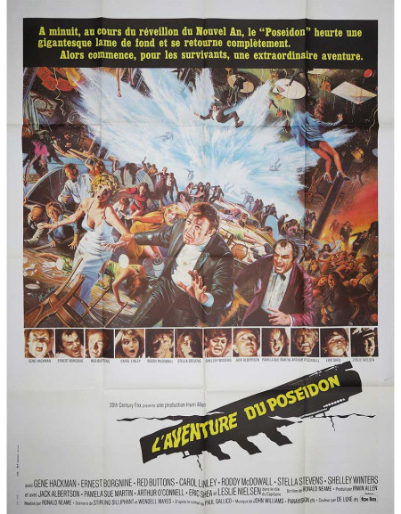 L'aventure du Poséidon - 120x160 cm - pliée