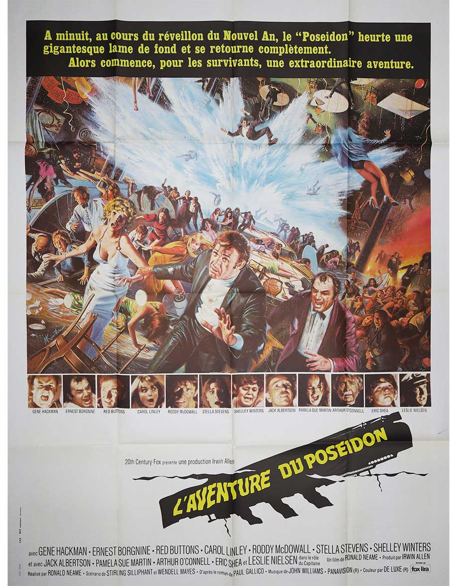 L'aventure du Poséidon - 120x160 cm - pliée