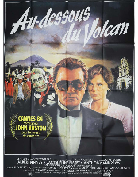 Au dessous du volcan - 120x160 cm - pliée