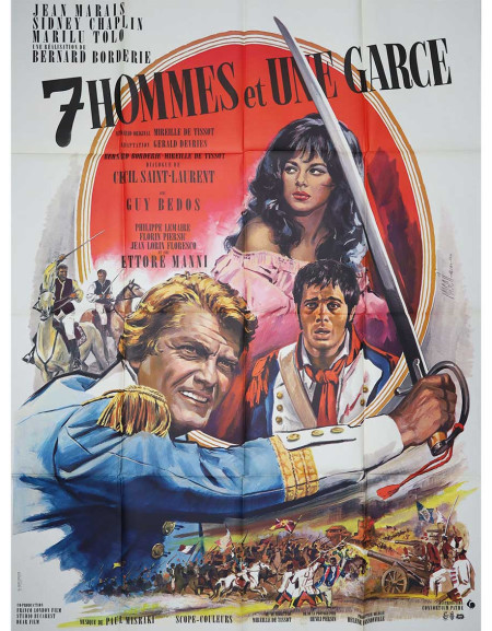 7 hommes et une garce - 120x160 cm - pliée