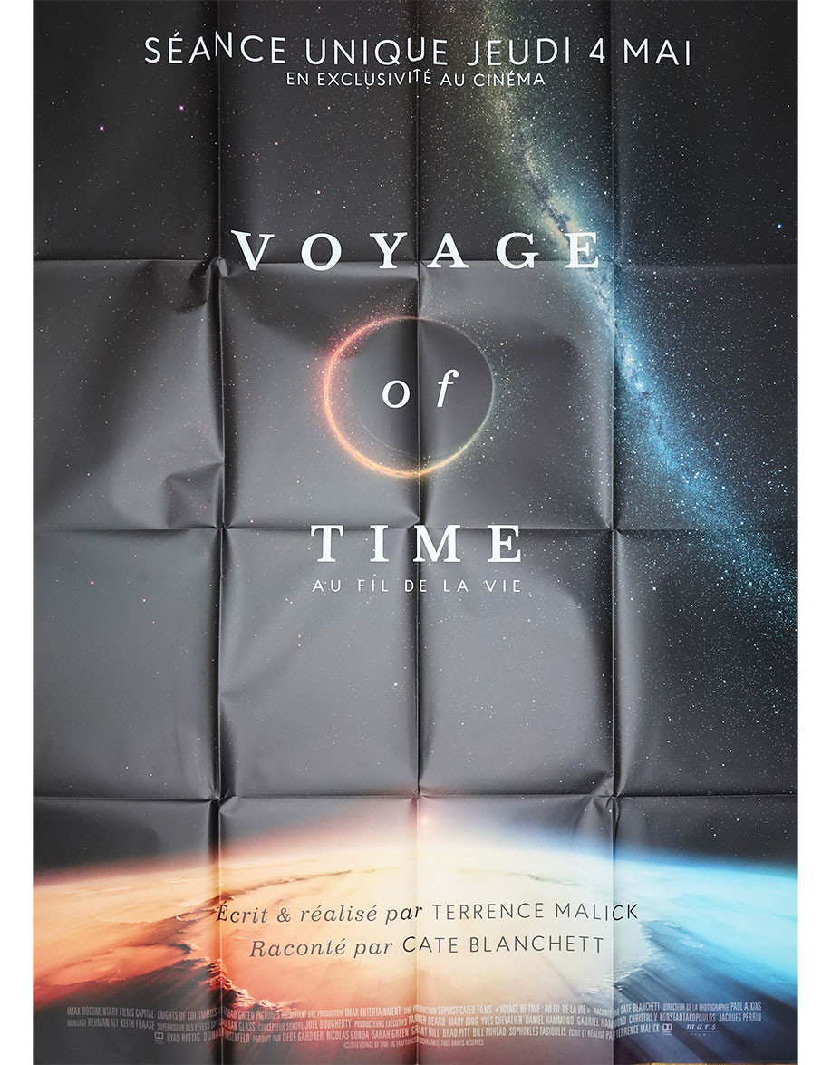 Voyage of time - 120x160 cm - pliée